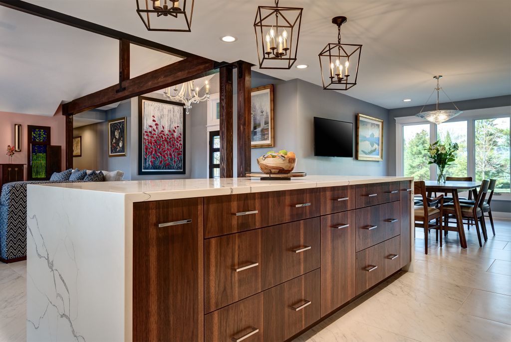 kitchen island detail