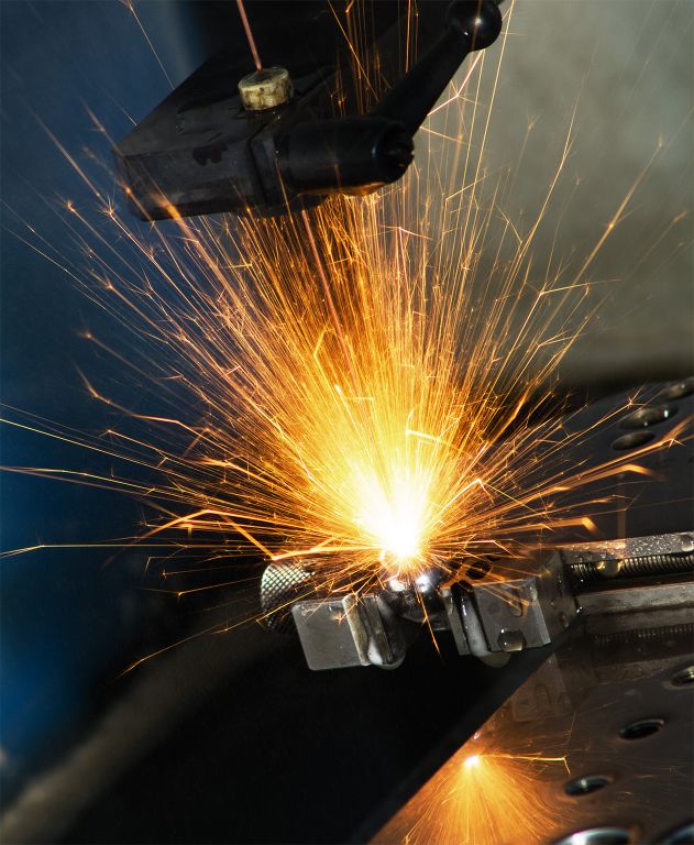 welding sparks